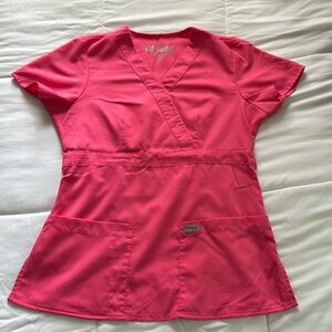 S Grey’s Anatomy Pink Scrub Top